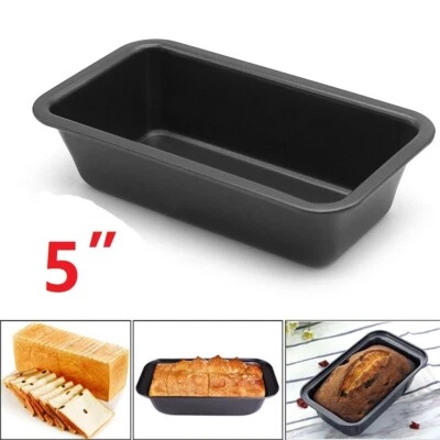 Rechteck Brot Toastform Antihaft 5 Zoll Schwarz K��che Backform Praktisch - Bild 1 von 4