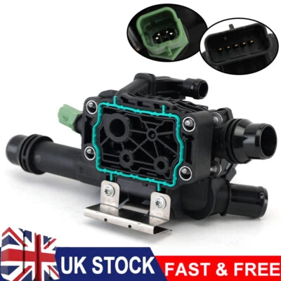 Coolant Thermostat Housing For Peugeot Citroen 1.6 Bluehdi 9803549480 9850364680 - Image 1 of 4