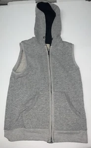 Zara Boys Collection Hoodie Vest Gray Size 5 - Picture 1 of 9