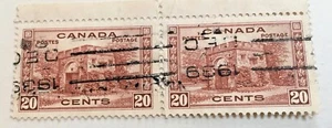 DOS. CANADÁ SCOTT 243 ESTAMPILLAS USADAS - Imagen 1 de 2