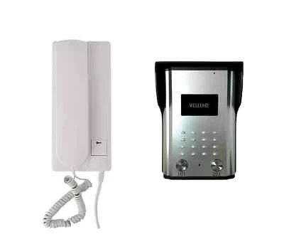 CITOFONO ESTERNO 2 FILI MONOFAMILIARE BIANCO PULSANTE APERTURA CANCELLO 3208A - Immagine 1 di 4