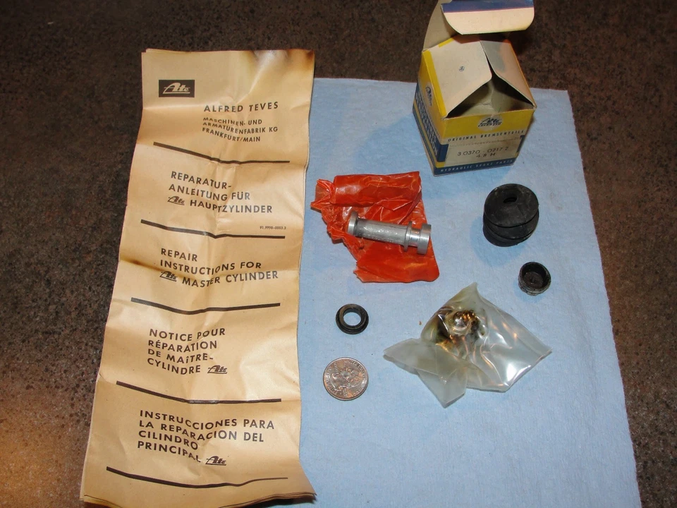 Raro OE ATE#3.0370-0217.2,4/8H 62-66 Auto-Union/DKW F12,62-66 BMW 1500-2000 17mm Foto 1 de 4