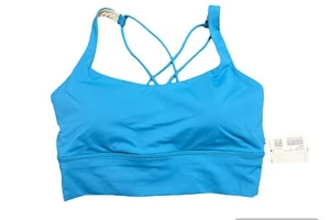 Lululemon Size Free To Be Longline Sports Bra HWIB Hawaiian Blue Size 8 New $58 - Picture 1 of 5