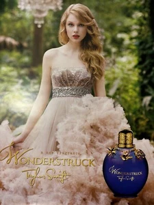 Taylor Swift Perfume Wonderstruck Enchanted Promo Poster 28”x 22” NEW - Picture 1 of 13