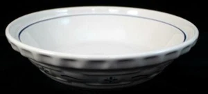 Longaberger WOVEN TRADITIONS CLASSIC BLUE 14 Ounce Pie Plate GREAT CONDITION - Picture 1 of 5