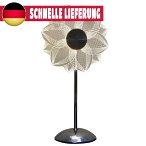 Acryl-Atmosphäre-Schreibtischlampe, USB-Plug-in, 3 Farben, dimmbar, Ornament (Bl - Bild 1 von 7