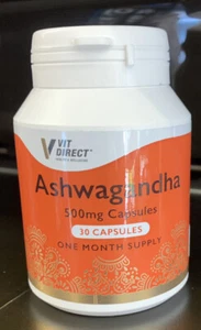 Ashwagandha 500 mg 30 Kapseln einmonatige Versorgung. - Bild 1 von 3