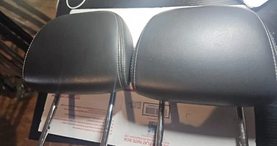 2010-2017 JEEP PATRIOT COMPASS HEADREST SET DODGE CALIBER 09-12 Leather Black - Image 1 of 4