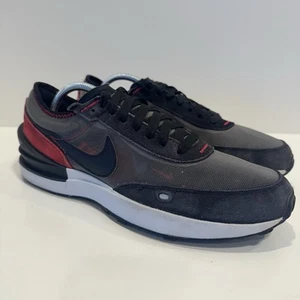 Nike Waffle One Big Kid's Grade School Shoes Size 6 Black Siren Red DC0481-006 - Picture 1 of 15