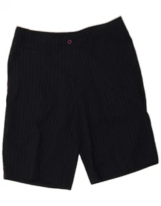 O'NEILL Mens Graphic Chino Shorts W32 Medium Navy Blue Pinstripe Polyester XG14 - Picture 1 of 3
