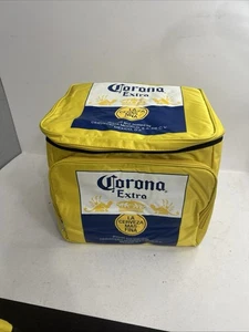 Corona extra isolierte Kühltasche - Werbe-Bier Softtasche, gelb/blau - Bild 1 von 6