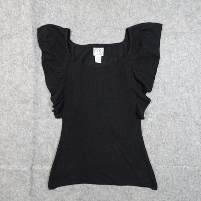 Suéter Anthropologie Mujer Pequeño Tabitha Tejido Manga Abullonada Lana de Cordero Angora Foto 1 de 4