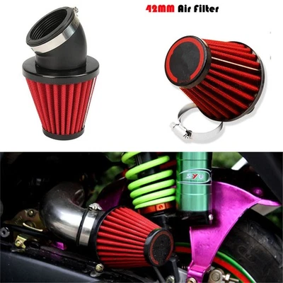 1x Cápsula de filtro de aire 42 mm 45 grados para 150cc-250cc motocicleta scooter ATV moto de cross Foto 1 de 4