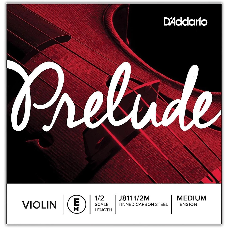 D'Addario Prelude 小提琴弦 J811 1/2 米 - 1/2 尺寸 - E 弦 — 第 1/1 张图片