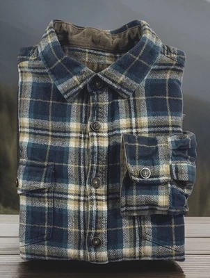 Dakota Grizzly Mens Flannel Shirt Button Down Size M Long Sleeve - Image 1 of 4