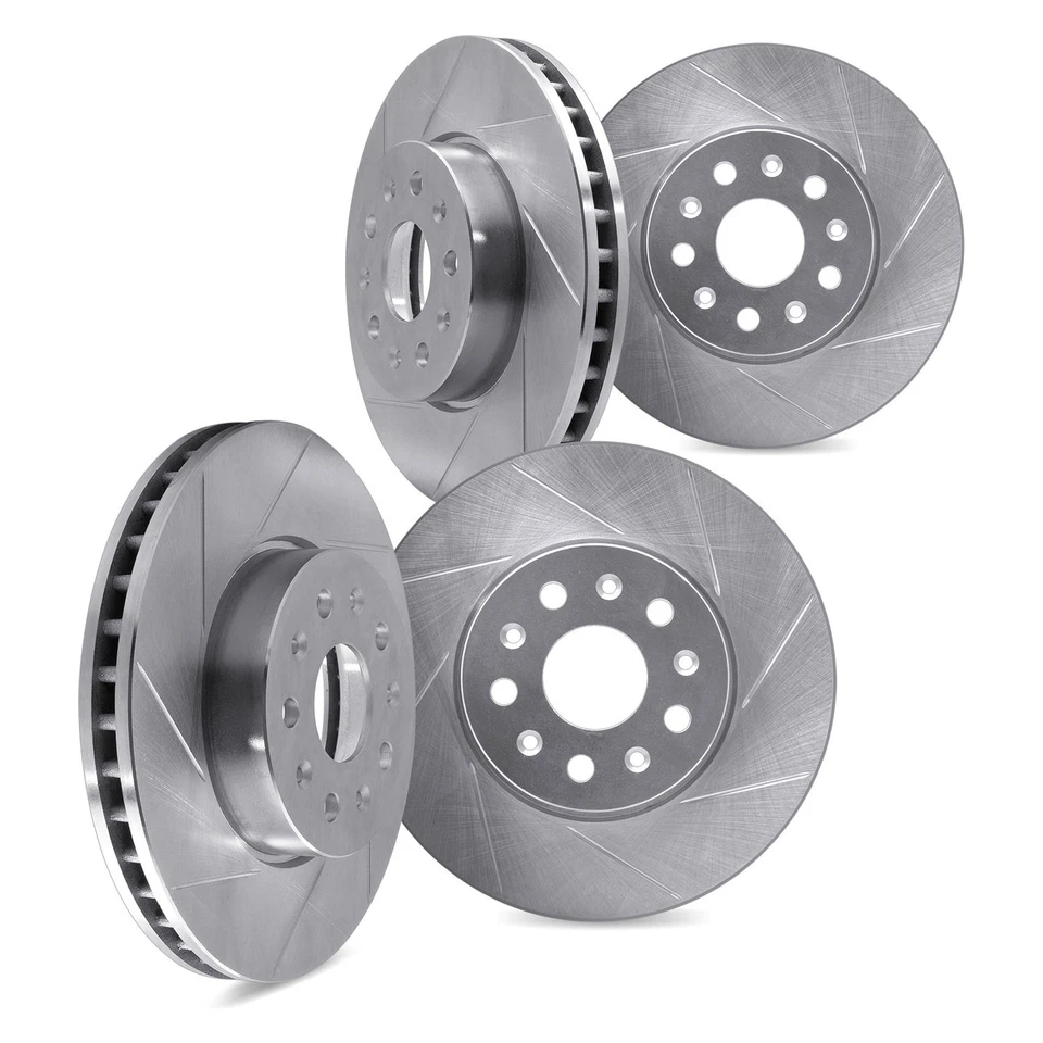 For Mercedes-Benz 400E 92 DFC Premium Slotted Front & Rear Brake Rotors - Image 1 of 1