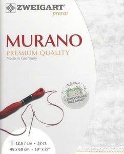 Precut  Zweigart Murano Vintage 32 count Marble/Stormy Clouds 3984/7139 - Picture 1 of 3