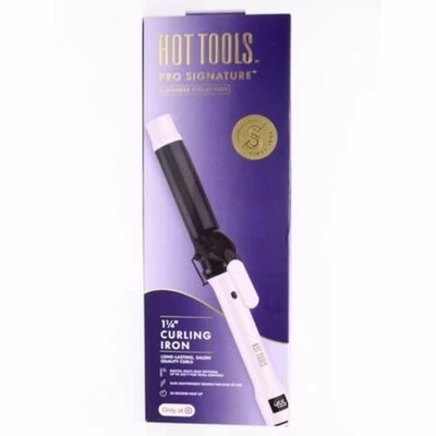 Plancha rizadora de cabello lavanda Hot Tools Pro Signature Collection - 1 1/4 Foto 1 de 2