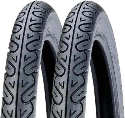 2 PNEUMATICI 2 1/2-16 COPERTONI DA "16" CICLOMOTORE MOTO PIAGGIO CIAO SI BRAVO - Imagen 1 de 4