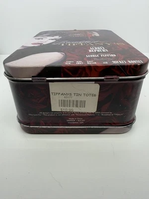 Одри Хепберн «Завтрак у Тиффани» пустая жестяная коробка сумочка с ручкой Vandor олово - Изображение 1 из 4