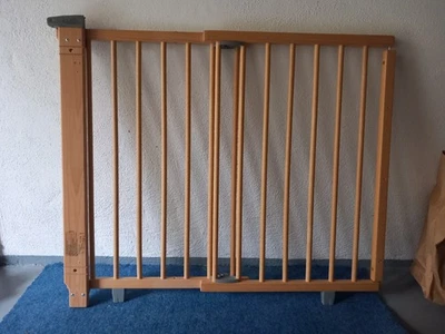 2 X Geuther Treppenschuzgitter Türschutz Holz - Bild 1 von 4