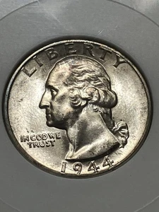 1944 P Beautiful High Grade Washington Quarter - Picture 1 of 3