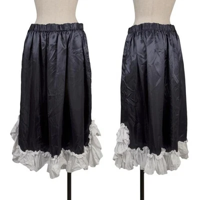 COMME des GARCONS GIRL Falda de Encaje Cambiante Poli Satén Talla S (K-149637) Foto 1 de 4