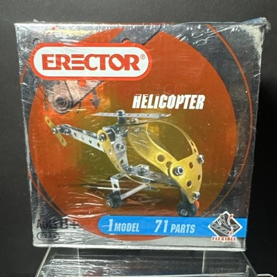 Meccano Design Erector Helicopter Model 2780 Flexible Brand New Sealed Set - Image 1 of 4