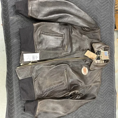 Кокпит США кожаная куртка Z2129AMW большой - Изображение 1 из 4