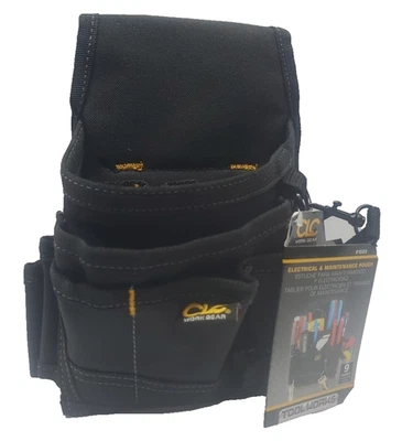 9 Pocket Electrical & Maintenance Tool Pouch Custom Leathercraft CLC 1503 - Image 1 of 4