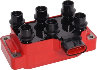 Paquete de bobinas de encendido ENA rojas compatibles con Mercury Ford Mazda F150 Aerostar...  Foto 1 de 4