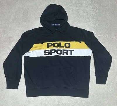 Polo Sport Ralph Lauren (размер XL) унисекс разноцветная толстовка с капюшоном бывшая в употреблении - Изображение 1 из 3