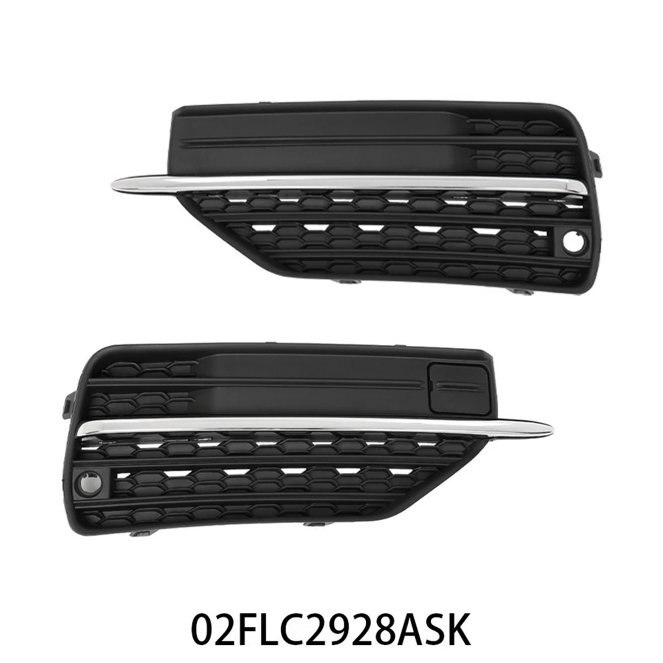 Bumper Fog Light Grille Cover Fit For 2016-2019 Volvo XC90 Front Left+Right Side Foto 1 de 1