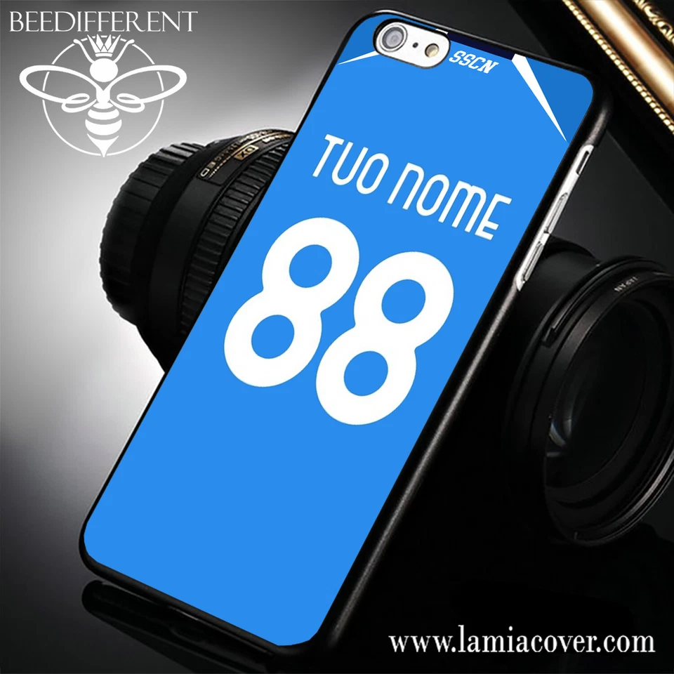 Cover maglia Napoli 21/22,Custodia per cellulare personalizzabile nome e numero - Immagine 1 di 1