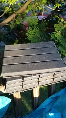 5 PLÁSTICO GRIS EXTERIOR 12" X 12" CUBIERTA CUADRADA IKEA RUNNEN Foto 1 de 4