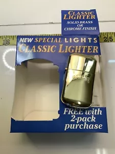 Camel Special Light Silver Classic Lighter Promo Box Advertisement - Brass - Picture 1 of 3