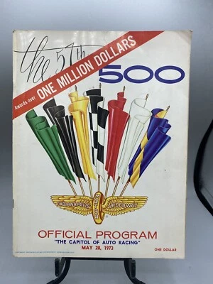 1973 Indianapolis 500 race program The 57th Indy 500 - Image 1 of 4
