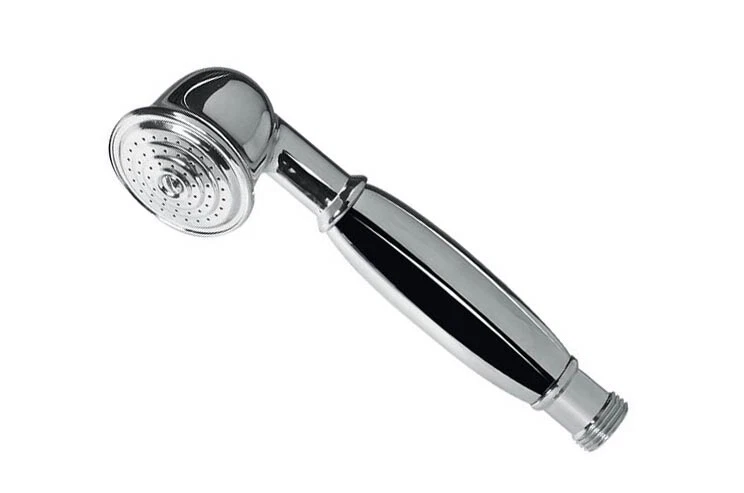 Retro Handbrause Tenrit NOSTALGIE Duschkopf im Landhaus-Stil silber - Bild 1 von 4