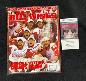Chris Osgood Signed Detroit Red Wings 2008 Stanley Cup Magazine JSA COA - Picture 1 of 1