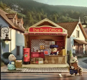 Sylvanian Families Calico Critters ufficio postale villaggio vintage con postino - Foto 1 di 7