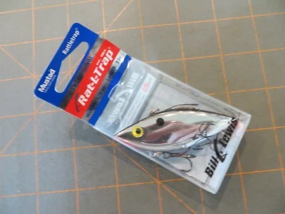 1/2 onza Rat-L-Trap - Cromo y negro Foto 1 de 4