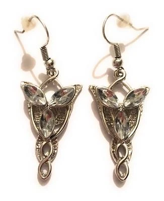 Il Signore degli Anelli Orecchini Stella del Vespro Arwen Ispirato Undòmiel LODR - Immagine 1 di 2