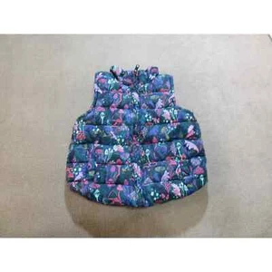 Gymboree Girls Puffer Vest XS 4 Woodland Weekend Lined  - Picture 1 of 8