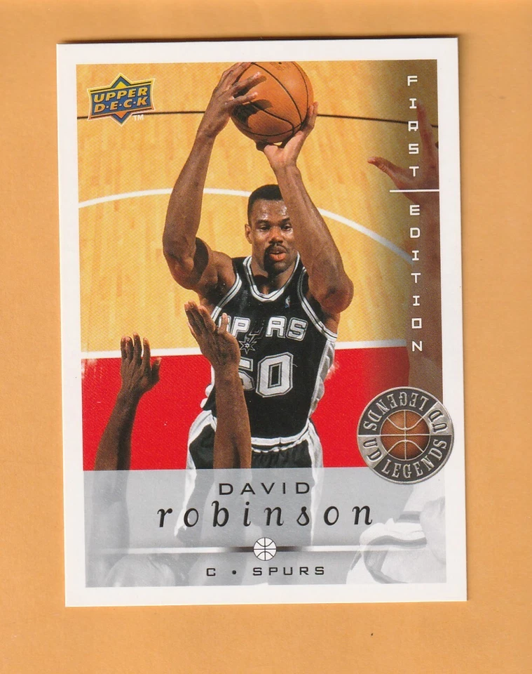 David Robinson San Antonio Spurs 2008-09 Upper Deck First Edition #222 HOF 7H - Image 1 of 2
