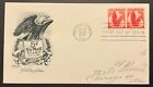 AIRMAIL 5¢ #C50 EAGLE JUL 31 1958 COLORADO SPRINGS CO FIRST DAY COVER (FDC) BX4