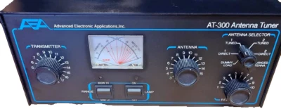 AEA AT-300 HF Antenna Tuner Built-In Antenna Switch Meter Light - Image 1 of 4