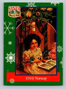 1910 Norwegen 1995 TCM Santa Around the World: Weihnachtsmann & Schneeflocken #34 Karte - Bild 1 von 2