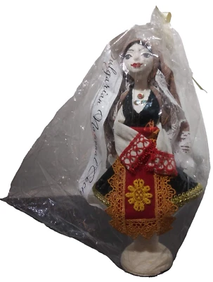 Muñeca Búlgara Coleccionable Hecha a Mano Disfraz Nacional Nueva en Plástico Foto 1 de 4
