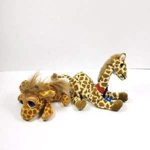 COCA COLA & LEDA GIRAFFE 7" and 5" Stuffed Plush Toy E1-356 - Picture 1 of 9