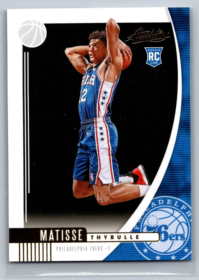 2019-20 Panini Absolute Memorabilia Matisse Thybulle RC Philadelphia 76ers #74 - Image 1 of 2
